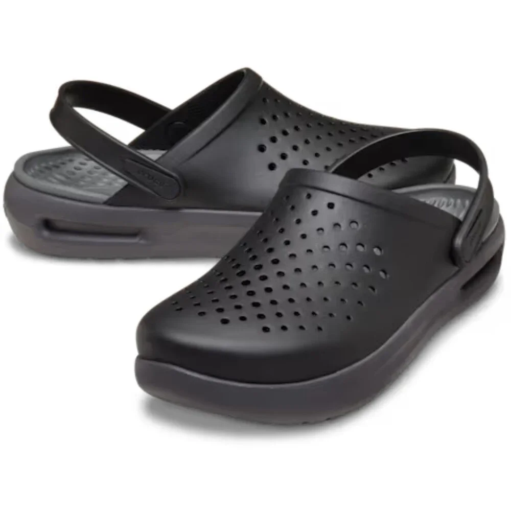 Crocs InMotion LiteRide 209964-001 Clogs Men's 10 M Black Comfort Shoes JAX2145